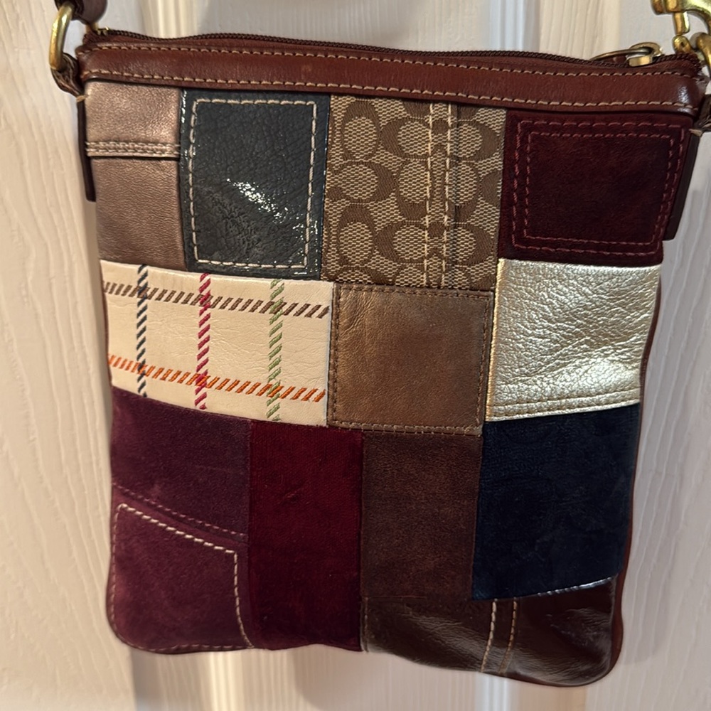 Coach “2007” Y2K Holiday Patchwork Crossbody/Swing Bag (#40929)(EUC) - Picture 17 of 17